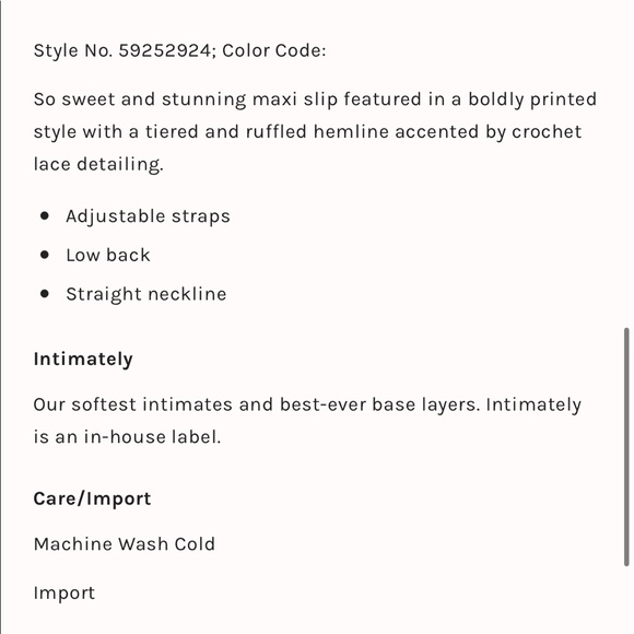 Free People Intimately Make You Move Floral Maxi Slip - Picture 11 of 12